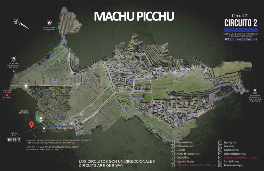 Aforo Machupicchu Circuito 2